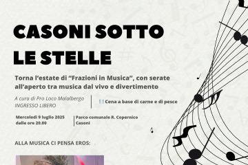 Casoni sotto le stelle - Frazioni in musica 