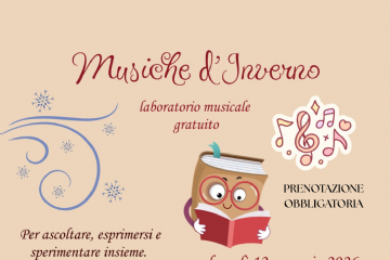 Musiche d’Inverno”: laboratorio musicale per bambine e bambini in Biblioteca