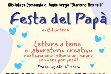 Festa del papà Lettura a tema e laboratorio creativo
