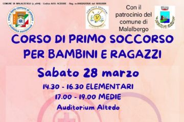 Corso di Primo Soccorso per bambini e ragazzi