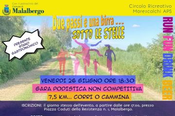 Due passi e una birra...sotto le stelle
