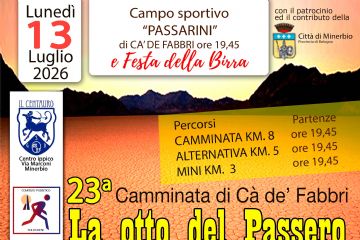 23° Camminata "La otto del passero"  