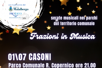 Frazioni in musica Casoni 2026 - Musica con Eros