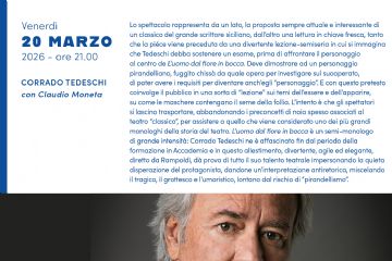 Lezioni semiserie pirandelliane. L&#39;uomo dal fiore in bocca