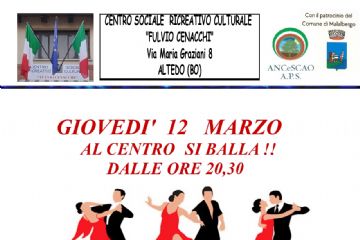 Al Centro si balla! Serata danzante con il Gruppo Musicale Luca Orsoni