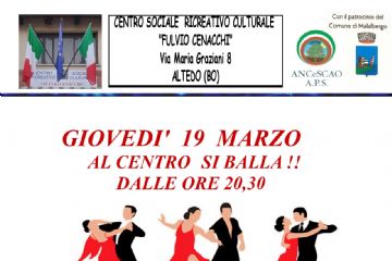 Al Centro si balla! Serata danzante con il Gruppo Musicale Davide Salvi.