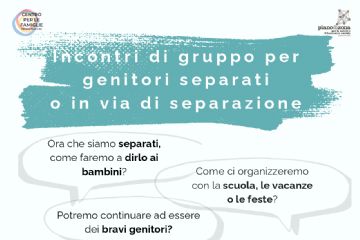 Incontri di gruppo per genitori separati o in via di separazione