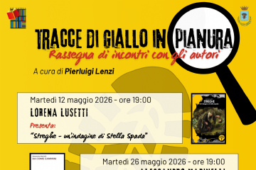 Torna "Tracce di Giallo in Pianura": quattro appuntamenti con il crime in biblioteca