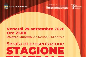Serata di presentazione della Stagione Teatrale 2026/2027 di Palazzo Minerva