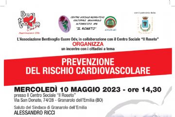 Questioni di cuore e dei fattori di rischio cardiovascolare: incontro a “Il Roseto”